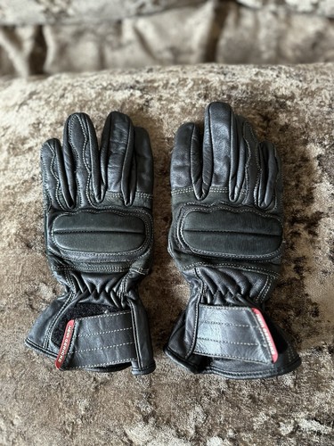 Black leather motorbike - black,